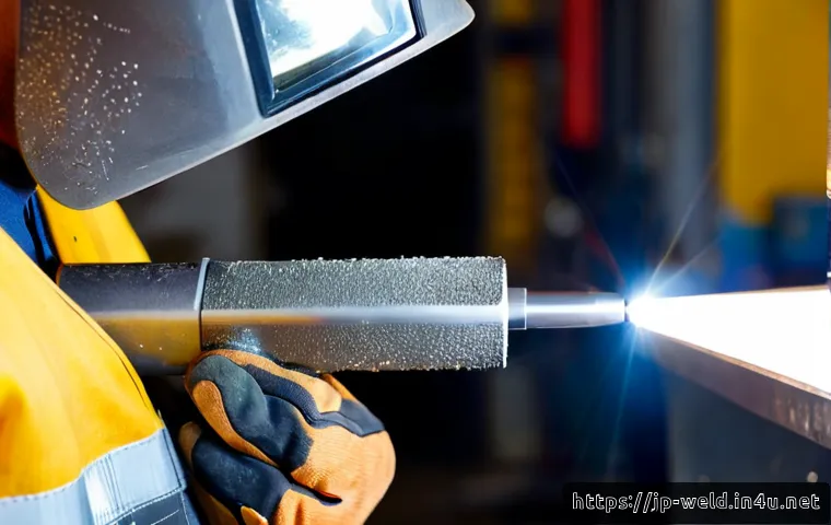 용접 결함과 해결법 - Photorealistic close-up of a steel welding joint showing visible porosity, undercut, and small surfa...